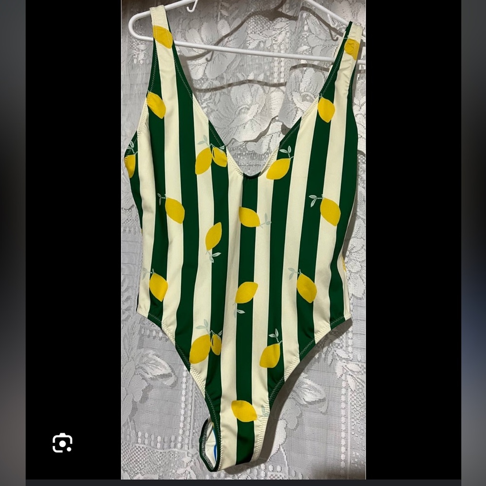 Solid And Striped Lemon One Piece - image 1